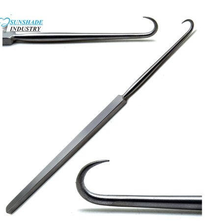  Surgical Retractor Joseph Skin Single Hook Sharp Prong 6.25 Flat Handle